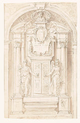 彼得·保羅·魯本斯-1609-為讓·格魯塞特之墓設計的藝術印刷美術複製品牆藝術 id-ablfkp49a