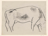 leo-gestel-1891-skica-krava-umjetnička-štampa-fina-umjetnička-reprodukcija-zidna-umjetnička-id-ablgfkxuz