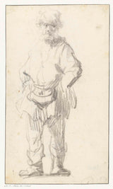 倫勃朗-van-rijn-1629-站立的人與袋子藝術印刷美術複製品牆藝術 id-abm3mmi1s