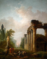 休伯特·羅伯特-1789-廢墟藝術印刷品美術複製品牆藝術 id-abm4obtby