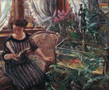 洛维斯·科林斯（Lovis-Corinth），1911年，夫人，金菲施巴辛，艺术印刷，精美的艺术复制品，墙壁艺术，id-abmdb83oo