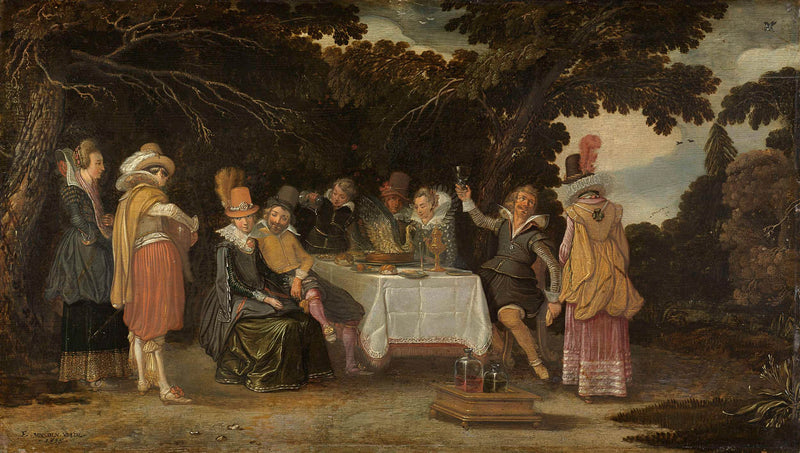 esaias-van-de-velde-1615-an-open-air-party-art-print-fine-art-reproduction-wall-art-id-abotof8gg