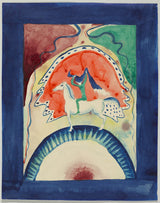 Wassily Kandinsky-design-for-the-cover-of-the-almanacder-Blaue Reiter - Art print-fine-art-reprodukčnej-wall-art-id-abp72hpd2