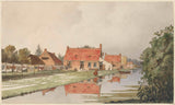 hendrik-abraham-klinkhamer-1820-blege-rækker-bag-en-kanalkunst-print-fine-art-reproduction-wall-art-id-abqbn3vqt