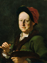 Franz-Sebald-Unterberger-1752-the-slaget-maler-august-Querfurt-art-print-kunst--gjengivelse-vegg-art-id-abqcbpxqc