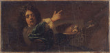让-巴蒂斯特-迪特-勒-格兰德-茹文内-1701-让-巴蒂斯特-朱文内的自画像在鲁昂博物馆艺术印刷品美术复制品中的绘画还原-艺术墙