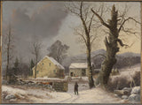 george-Henry-Durrie-1859-zimná-krajina-art-print-fine-art-reprodukčnej-wall-art-id-abrjdgar2