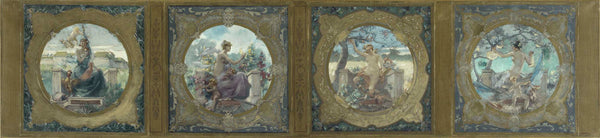 henry-jean-louis-boureau-1890-sketch-for-lobau-gallery-of-the-city-hall-of-paris-songs-patriotic-songs-art-print-fine-art-reproduction-wall-art