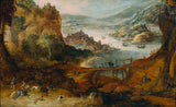 joos-de-momper-ii-1590-sông-cảnh-với-lợn-săn-nghệ thuật-in-tinh-nghệ-sinh sản-tường-nghệ thuật-id-absirm2br