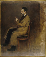 Jean-beraud-1889-eserese-nke-jean-jacques-weiss-1827-1891-onye nchịkọta akụkọ-nke-hansard-art-ebipụta-fine-art-mmeputa-wall-art