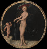 lucas-cranach-the-elder-1525-venus-and-cupid-art-print-reprodukcja-dzieł sztuki-wall-art-id-abtxam7sq