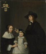 Gerard-ter-Borch-the-younger-1653-van-moerkerken-家庭艺术版画-精美的艺术复制品-墙-艺术-id-abufwai73