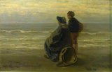 jozef-israels-1895-мати-і-дитина-на-берегу моря-мистецька-друк