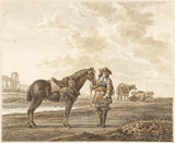 亞伯拉罕-德爾福斯-1741-騎手-風景-藝術-印刷-美術-複製品-牆-藝術-ID-abuyjnczp
