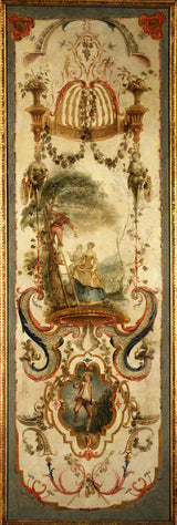 antoine-watteau-segle-XVIII-setembre-i-octubre-part-d-un-conjunt-il·lustrant-els-mes-de-l-any-impressió-art-reproducció-de-belles-arts-id-art-paret- abvmj18dtx