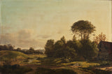 anders-christian-lunde-1840-vy-av-frederiksberg-palats-från-närheten-av-ladegaardsvej-konsttryck-finkonst-reproduktion-väggkonst-id-abwadofu4
