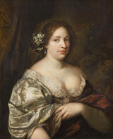 caspar-netscher-1660-portret-van-margaretha-godin-d-1694-vrou-van-die-kunstenaar-kuns-druk-fynkuns-reproduksie-muurkuns-id-abwg27807