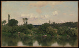 塞納河上的馬丁·里科·奧爾特加藝術印刷美術複製品牆藝術 id abwo3wrdp