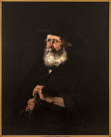 theodule-augustin-ribot-1875-retrato-de-um-velho-impressão artística-reprodução de belas artes-arte de parede