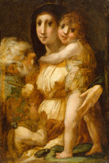 罗索-佛罗伦萨-1521-神圣家族与施洗者圣约翰婴儿艺术印刷品美术复制品墙艺术 id-abxj7wnmk
