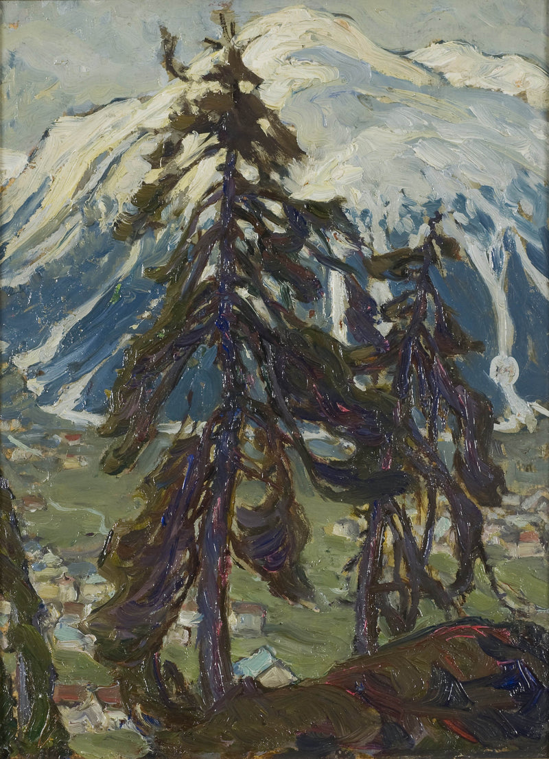 anna-boberg-fir-trees-in-front-of-the-mountains-study-from-north-norway-art-print-fine-art-reproduction-wall-art-id-abybjcbo7