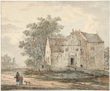jacob-van-strij-1766-castle-ijzendoorn-in-betuwe-art-print-fine-art-reprodução-arte-de-parede-id-abypl2dty