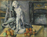 保羅·塞尚-189-靜物與雕像藝術印刷精美藝術複製品牆藝術 id-ac0do3v9o