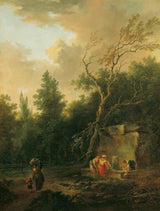 christian-hilfgott-märke-1750-träd-landskap-med-fontän-konst-tryck-fin-konst-reproduktion-vägg-konst-id-ac1itts2q