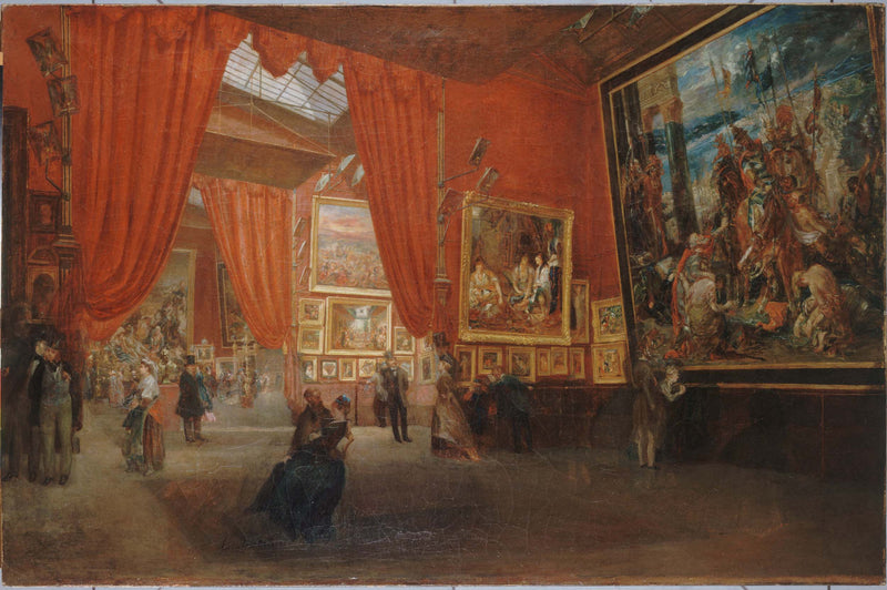 Ed. Albertini, 1864 - Exhibition of works by Eugène Delacroix, the Mar –  Artprinta