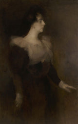 eugene-carriere-1890-portret-pauline-menard-dorian-umetniški-tisk-likovna-reprodukcija-stenska-umetnost