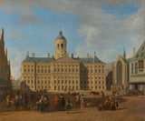 gerrit-adriaensz-berckheyde-1693-大坝上的市政厅-阿姆斯特丹-艺术印刷品-精美艺术-复制品-墙艺术-id-ac222k2iy