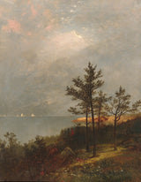 約翰·弗雷德里克·肯塞特-1872-聚集-長島上的風暴-聲音藝術印刷品美術複製品牆藝術 id-ac28cwtzc