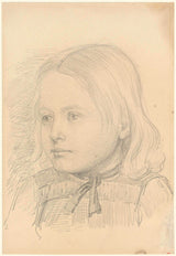 jozef-israels-1834-portrett-av-en-jente-tre-kvarter-til-venstre-kunsttrykk-fin-kunst-reproduksjon-veggkunst-id-ac2cr8ikj