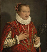 giambattista-moroni-1560-年輕女子的肖像藝術印刷美術複製品牆藝術 id-ac3483mfm