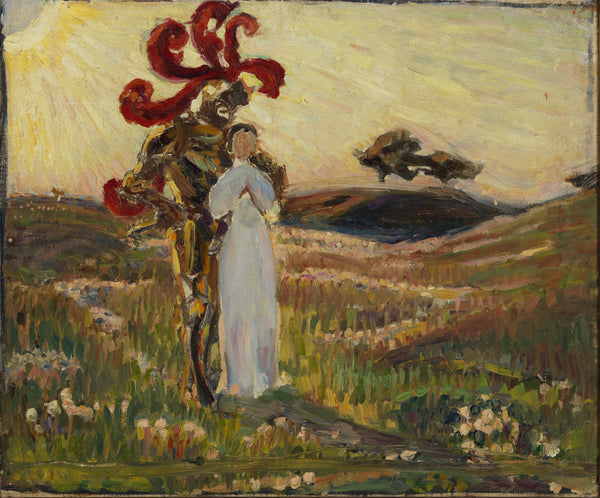 richard-bergh-1894-sketch-for-the-knight-and-the-maid-art-print-fine-art-reproduction-wall-art-id-ac3k096h3