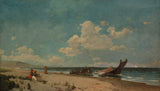 埃米尔·卡尔森（Emil Carlsen）1876-nantasket-海滩艺术印刷精美的艺术复制品墙壁艺术ID-ac4drvthg
