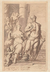mattheus-terwesten-1680-caution-hercules-montre-la-vertu-du-miroir-et-impression-d'art-reproduction-d'art-mur-art-id-ac4edh5lw
