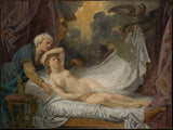 吉恩·巴蒂斯特·格鲁兹（Jean-Baptiste-greuze）1767-埃伊纳岛（Aegina）由木星艺术版画精美的艺术复制品-墙-艺术-ac50qljrd