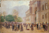 jean-beraud-1890-the-đầu ra của thẩm mỹ viện-tại-cung điện-của-ngành-nghệ thuật-in-mỹ-nghệ-tái sản xuất-tường-nghệ thuật