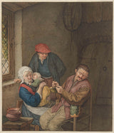 本傑明沃爾夫-1768-農民家庭室內藝術印刷美術複製品牆藝術 id-ac8nxgjik