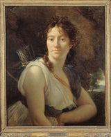 francoisbaron-gerard-francois-1805-portræt-af-mademoiselle-duchesnois-1777-1835-medlem-af-komedien-fransk-i-rollen-som-dido-kunst-print-fine-art-reproduction- væg-kunst