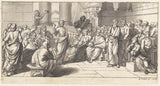 neznáma-1831-radnica-a-kostol-na-chodi-zeeland-umelecká-tlač-výtvarné-umenie-reprodukcie-nástenného-art-id-acadfgbw3