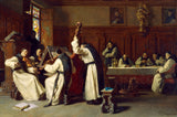 爱德华·冯·格鲁兹纳1880年在修道院艺术中的午睡打印艺术复制品的细腻艺术复制墙艺术id-acb5vr9sd