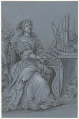 Gesine-ter-Borch-1660-the-Saint-Cecilia-s-dvoch anjelov-art-print-fine-art-reprodukčnej-stenových Art id-acbfp36zb