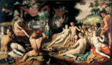 Cornelis-cornelisz-van-haarlem-1593-珀琉斯與忒提斯的婚禮藝術印刷品美術複製品牆壁藝術 id-acbrmutfi