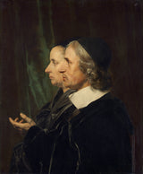 Jan-de-Bray-1664肖像，艺术家的父母们的肖像，艺术印刷精美的艺术复制品，墙上的艺术，id-acbuhtg5l