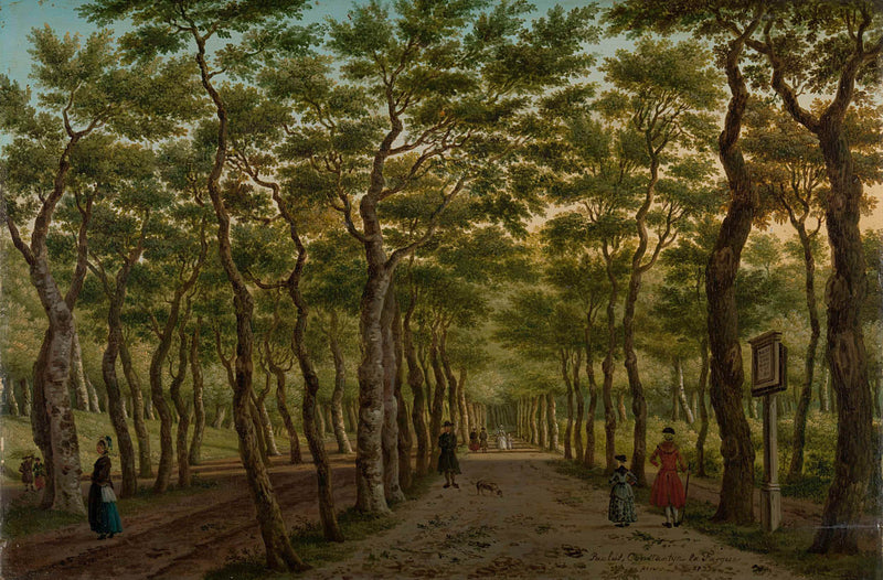paulus-constantijn-la-fargue-1778-the-herepad-in-the-hague-forest-art-print-fine-art-reproduction-wall-art-id-acbx1jd5f