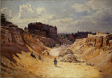 alfred-renaudin-1910-pirsing-avenije-junot-montmartre-umjetnička-štampa-likovna-umjetnička-reprodukcija-zidna umjetnost