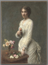 亨利·方丹·拉图尔-1882-勒罗尔夫人-艺术印刷-美术复制品-墙艺术-id-acdz89n4g