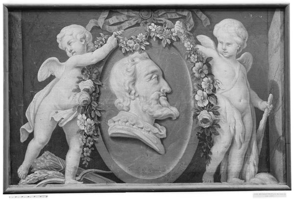 french-painter-18th-century-bust-of-henri-iv-in-oval-medallion-with-blue-ground-supported-by-two-cupids-art-print-fine-art-reproduction-wall-art-id-aceecxkvb